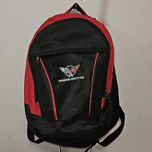 Corvette Black and Red Backpack